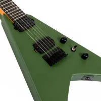 SPIRA V-400 MGR Электрогитара, Flying v, 6 струн, цвет матовый зеленый