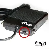 STAGG SUSPED 5 Педаль сустейна с переключателем полярности