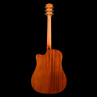 KEPMA EDCE K10 Black Matt Гитара трансакустическая Dreadnought, цвет черный матовый