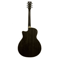 Suolun S-100GAC EQ BK Гитара электроакустическая 41" Grand Auditorium, цвет чёрный, с чехлом