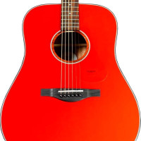 Trumon 150D RD Гитара акустическая 41" Dreadnought с чехлом,  цвет красный