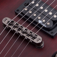 SCHECTER SGR C-1 WSN Электрогитара, 6 струн, цвет ореховый сатин, чехол в комплекте