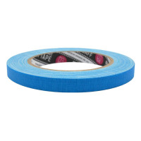 Gaffer DG Tape @trueGAFF (12мм х 25м, голубой) Лента монтажная матовая (светится в ультрафиолете)