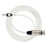Kirlin LGA-594L 6M WH Шнур коммутационный  XLR (F) ⇔ stereo mini JACK 1/8" (M), 6 метров, белый