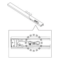 Kawai F-351W Блок из 3-х педалей для цифрового пианино ES120W, цвет белый