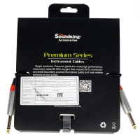 SOUNDKING BJJ019-3M Шнур инструментальный Jack 1/4" ⇔ Jack 1/4", 3 метра