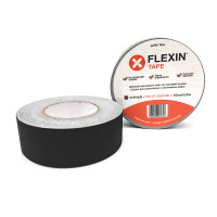 FLEXIN® Gaffer Tape (50мм х 50м, чёрный) Лента монтажная матовая