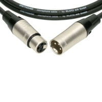 KLOTZ GRG1FM03 GREYHOUND Шнур микрофонный XLR (male) ⇔ XLR (female), длина 3 метра, чёрный