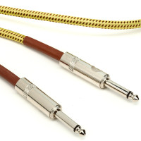 Planet Waves PW-BG-10TW Шнур инструментальный Jack1/4" ⇔ Jack1/4", 3 метра, жёлтый