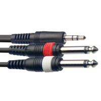 STAGG SYC1/MPS2P E Шнур-разветвитель аудио mini Jack 1/8