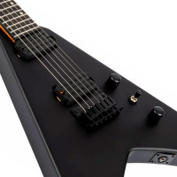 SPIRA V-400 MBK Электрогитара, Flying v, 6 струн, цвет матовый черный